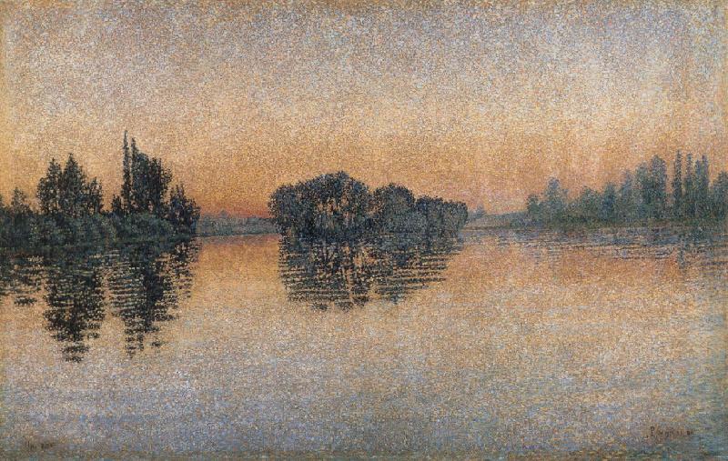 Paul Signac sunset herblay China oil painting art